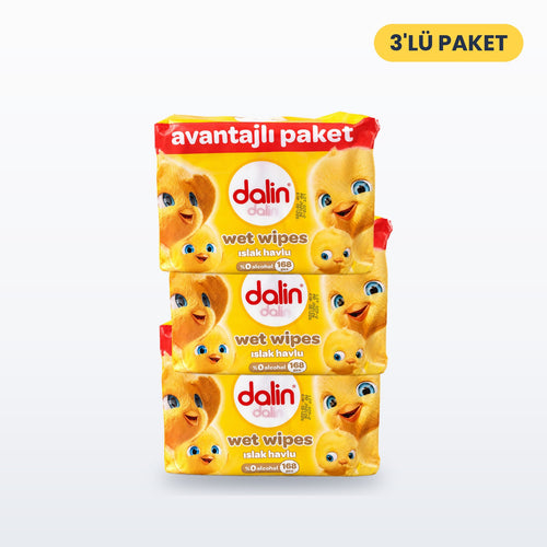 Dalin Islak Havlu 3'lü Paket