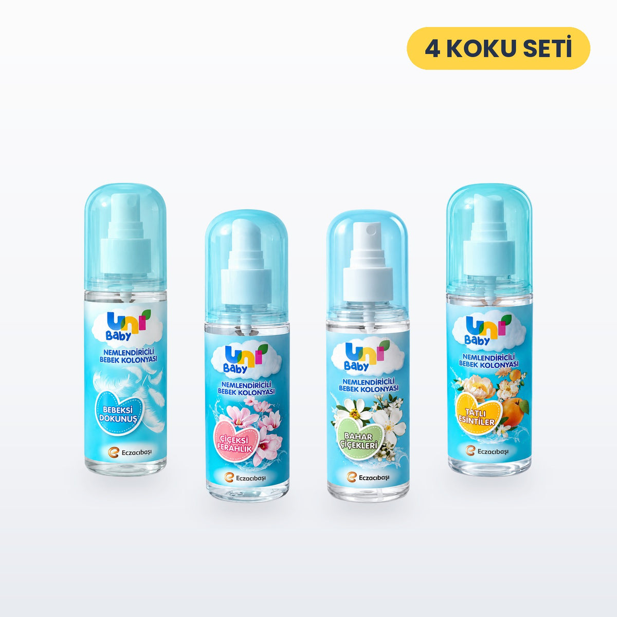 Uni Baby Kolonya 4'lü Koku Seti
