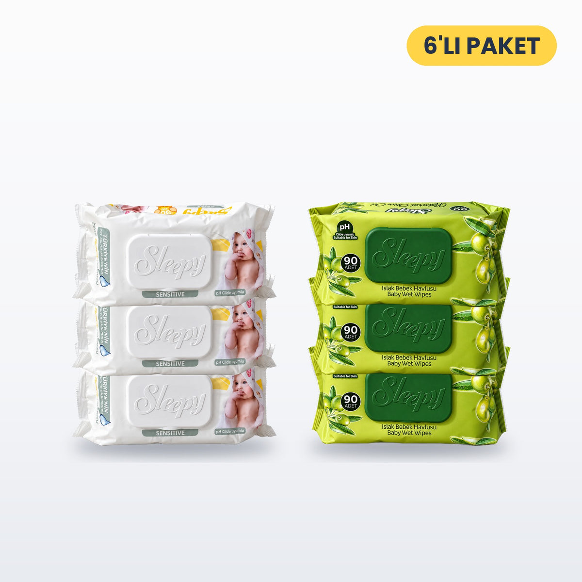Sleepy 6'lı Paket Karma