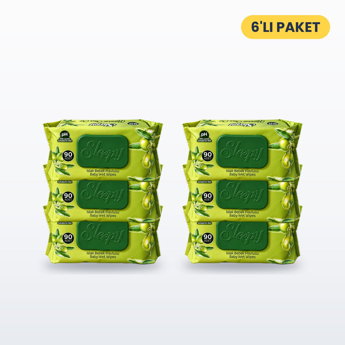 Sleepy 6'lı Paket Zeytinyağlı