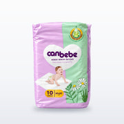 Canbebe Bebek Bakım Örtüsü 60x60 cm 10'lu