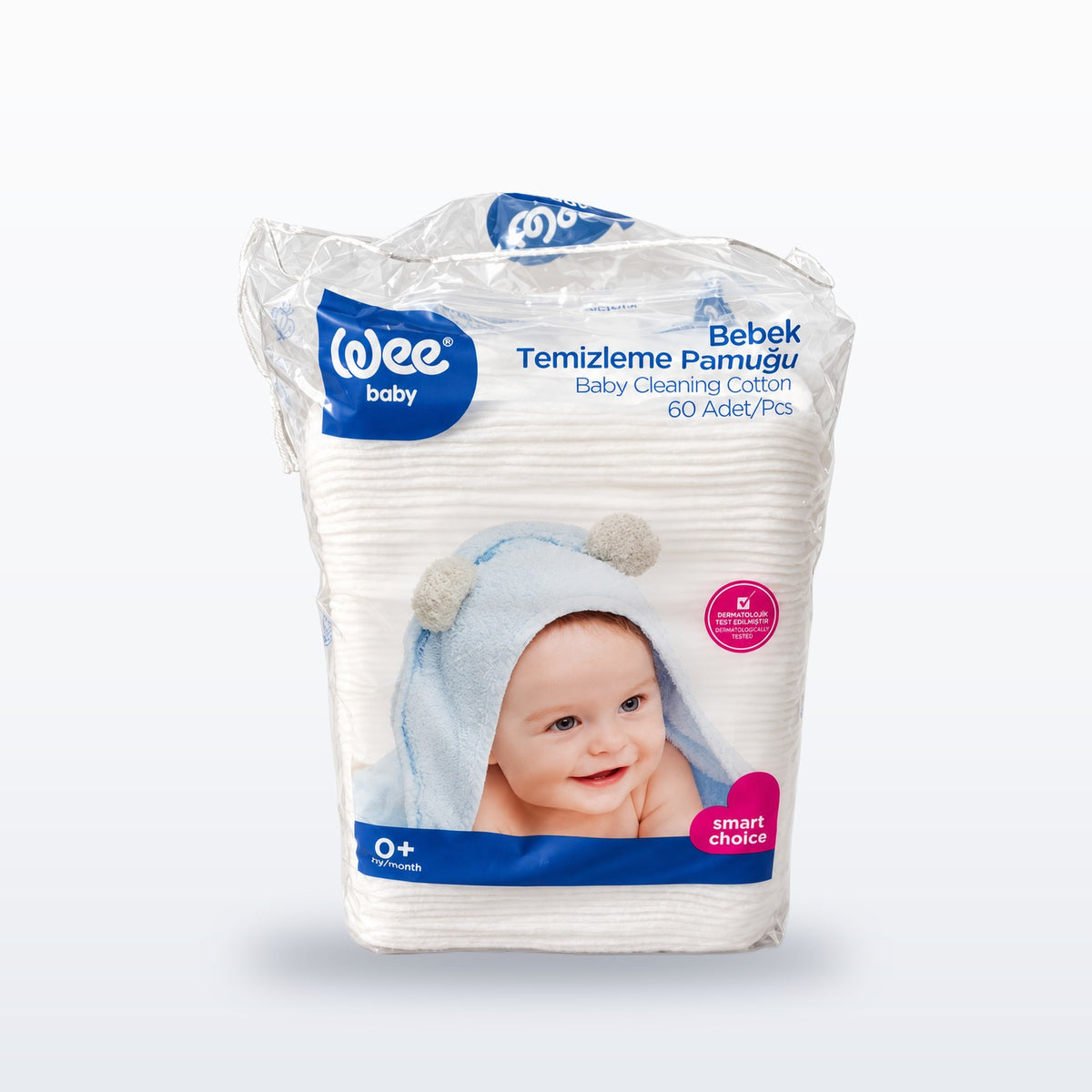 Wee Baby Bebek Temizleme Pamuğu 60'lı